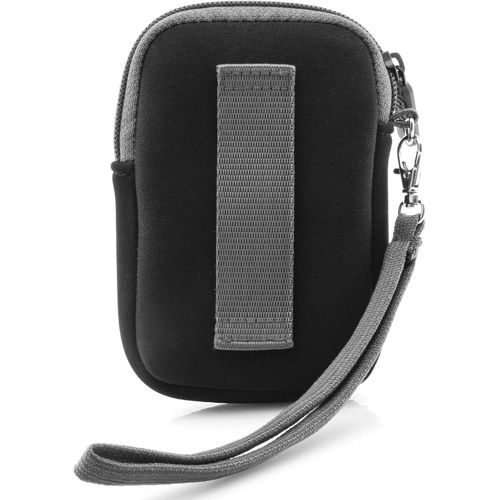  USA Gear Digital Camera Carrying Case with Belt Loop, Wrist Strap, & Accessory Pocket - Compatible with Olympus Tough TG-6, TG-5, TG-870, TG-4, TG-850 iHS, and More Olympus Cameras