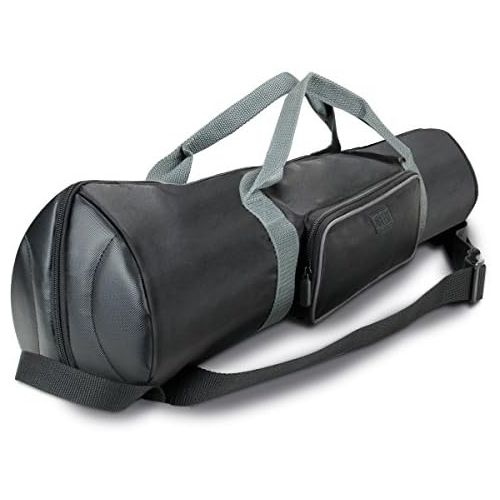  USA Gear Padded Tripod Case Bag - Holds Tripods from 21 to 35 inches - Adjustable Size Extension, Storage Pocket and Shoulder Strap for Professional Camera Accessories and Photo Ca