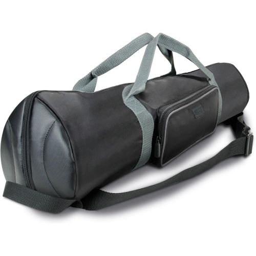  USA Gear Padded Tripod Case Bag - Holds Tripods from 21 to 35 inches - Adjustable Size Extension, Storage Pocket and Shoulder Strap for Professional Camera Accessories and Photo Ca