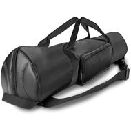 USA Gear Padded Tripod Case Bag - Holds Tripods from 21 to 35 inches - Adjustable Size Extension, Storage Pocket and Shoulder Strap for Professional Camera Accessories and Photo Ca