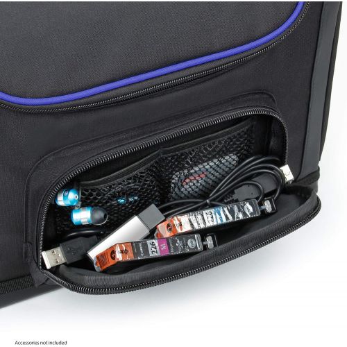  USA GEAR Portable Photo Printer Carrying Case - Compact Printer Messenger Bag Compatible with Canon SELPHY CP1300 / CP1200, HP Sprocket Studio, Epson PictureMate PM-400, Kodak Dock