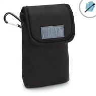 USA Gear Compact Camera Case - Camera Holster with Carabiner, Belt Loop, and Scratch-Resistant Interior Compatible with Nikon Coolpix A900, S9900, S7000 and More Nikon Point & Shoo