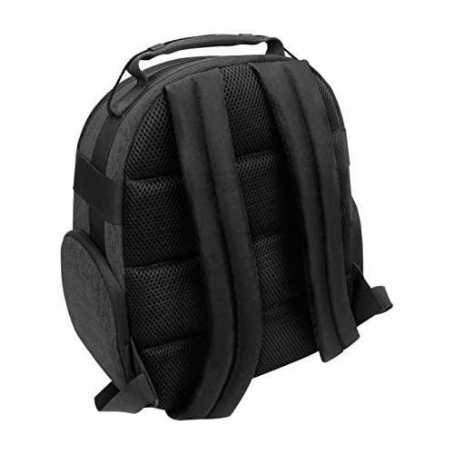  USA GEAR Portable Camera Backpack for DSLR with Customizable Accessory Dividers, Weather Resistant Bottom and Comfortable Back Support - Compatible with Canon, Nikon and More (Blac