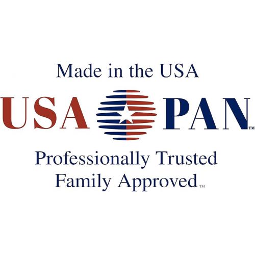  USA Pan Jumbo Texas Muffin Pan, 6 Well, Nonstick & Quick Release Coating, Aluminized Steel