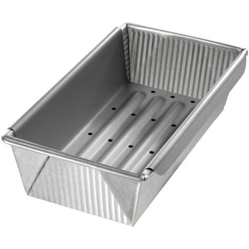  USA Pan Bakeware Aluminized Steel Meat Loaf Pan with Insert: Meatloaf Pan: Kitchen & Dining