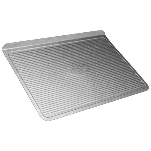  USA Pan Warp Resistant Non-Stick Aluminized Steel Bakeware Cookie Sheet, Medium (13-Inch-by-12 1/4-Inch): Baking Sheets: Kitchen & Dining