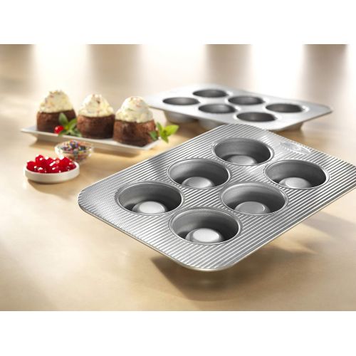  USA Pan Brownie Bowl Dessert Pan, 15.75 x 11.125 x 1.75-Inches: Kitchen & Dining