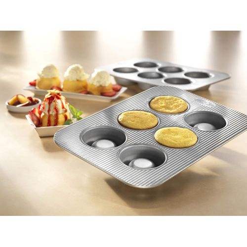  USA Pan Brownie Bowl Dessert Pan, 15.75 x 11.125 x 1.75-Inches: Kitchen & Dining