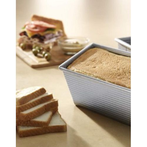  [아마존베스트]USA Pan Bakeware Pullman Loaf Pan, Large, Silver