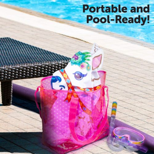  USA Toyz Llama Baby Pool Float - 27 Inch Tall Inflatable Pool Floats for Kids, Baby Safety Swimming Float