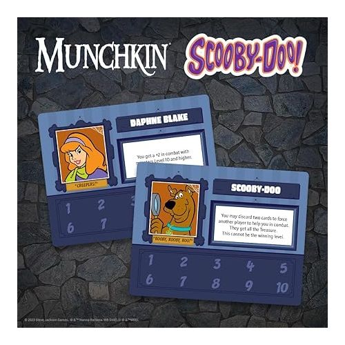  Munchkin Scooby-Doo Card Game | Based on The Steve Jackson Munchkin Series | Featuring Scooby-Doo and Mystery Inc. Characters | Officially Licensed Card Game