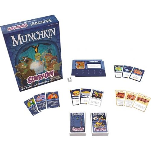  Munchkin Scooby-Doo Card Game | Based on The Steve Jackson Munchkin Series | Featuring Scooby-Doo and Mystery Inc. Characters | Officially Licensed Card Game