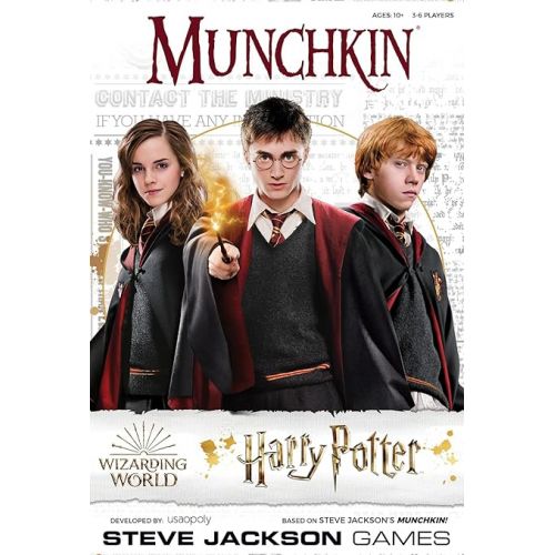  Munchkin Harry Potter Board Game | Officially Licensed Harry Potter Gift | Artwork from Harry Potter Movies | Collectible Steve Jackson's Munchkin Game