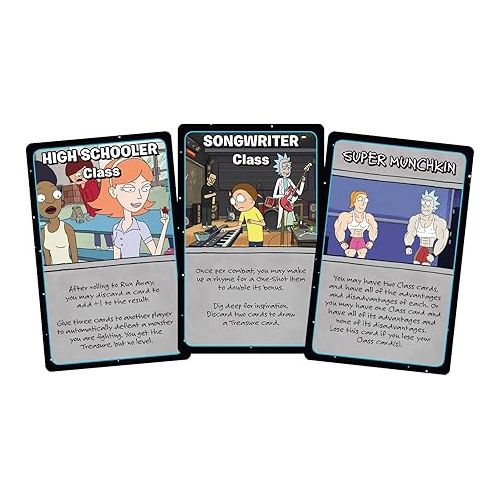  MUNCHKIN: Rick And Morty Card Game | Rick and Morty Adult Swim Munchkin Board Game | Officially Licensed Rick and Morty Merchandise | Munchkin Game from Steve Jackson Games