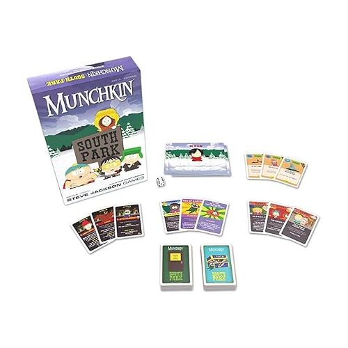  USAOPOLY Munchkin South Park | Card Game Featuring South Park Characters | Based on The Steve Jackson Munchkin Games | Officially-Licensed Comedy Central & South Park Board Game & Merchandise.