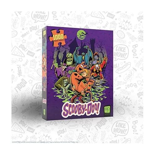  Scooby-Doo “Zoinks!” 1000 Piece Jigsaw Puzzle | Collectible Puzzle Artwork Featuring Scooby, Shaggy & Monsters from The Classic Animated Show | Officially-Licensed Scooby-Doo Puzzle & Merchandise