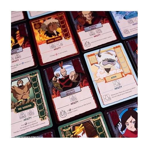  Avatar The Last Airbender: Fire Nation Rising | Cooperative Board Game | Featuring Aang, Katara, Sokka, Toph, Zuko, and Lord Ozai | Officially-Licensed Avatar Merchandise