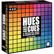 USAOPOLY HUES and CUES | Vibrant Color Guessing Game Perfect for Family Game Night | Connect Clues and Colors Together | 480 Color Squares to Guess