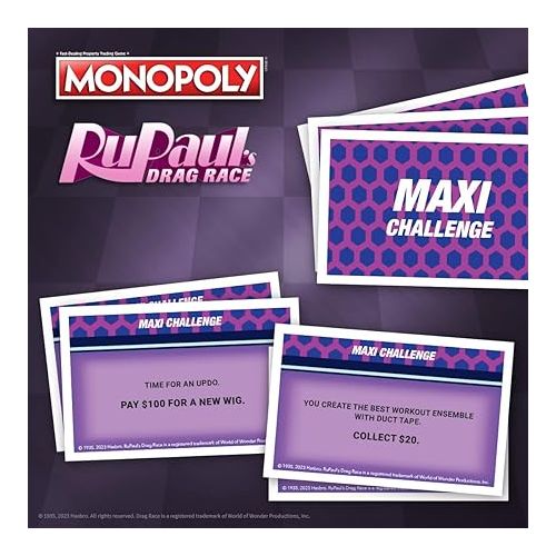  Monopoly RuPaul’s Drag Race | Officially Licensed Collectible Board Game | Play as Checkered Flag, Lipstick, Roll of Duct Tape, and More | Based On Hit Reality TV Series for 6 Players