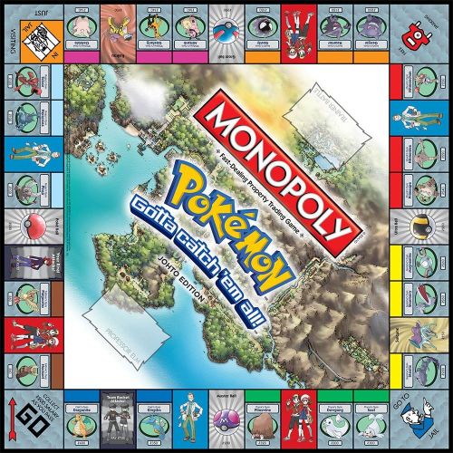  USAOPOLY Monopoly Game: Pokemon Johto Edition