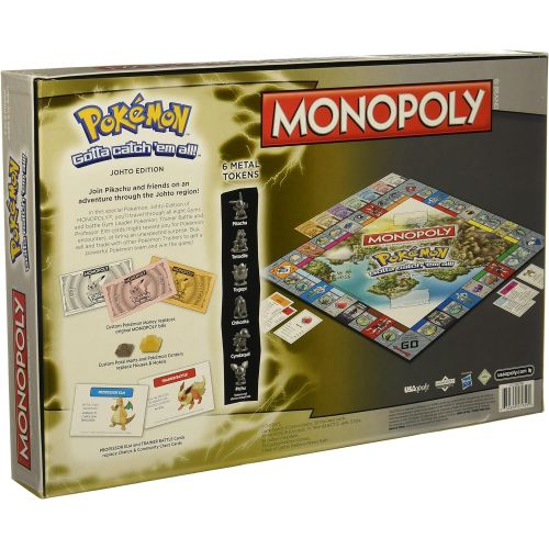  USAOPOLY Monopoly Game: Pokemon Johto Edition