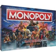 Monopoly Iron Maiden | Play as Bruce’s Lantern, Guitar Amp Stack, Nicko’s Drum Kit, and More | Officially Licensed Collectible Game Honoring British Classic Heavy Metal Icons