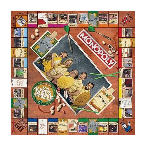  Monopoly: It's Always Sunny in Philadelphia | Award Winning FX Sitcom, 2-6 players