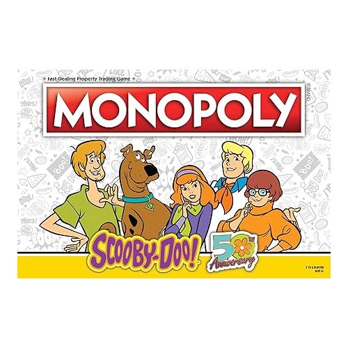  Monopoly Scooby-Doo! Board Game | Official Scooby-Doo! Merchandise Based on The Popular Scooby-Doo! Cartoon | Classic Monopoly Game Featuring Scooby-Doo! Characters
