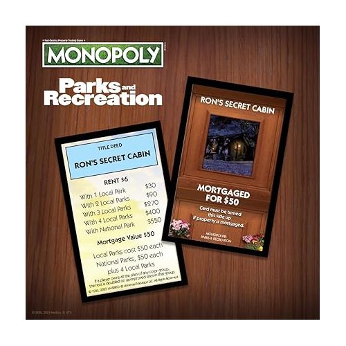  Monopoly: Parks & Recreation Edition Board Game