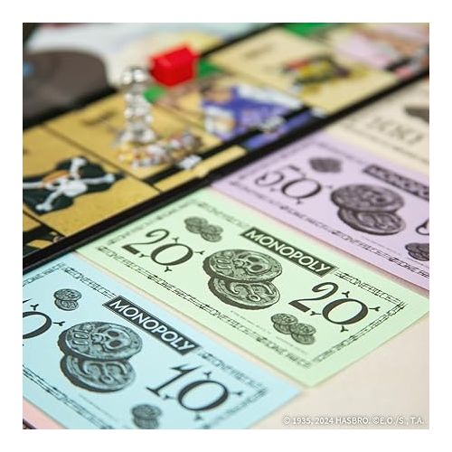  Monopoly: One Piece Edition Board Game | Buy, Sell, Trade with Popular Characters from The Manga & Anime Series | Featuring 9 Miniature Tokens | Officially Licensed Merchandise and Collectible