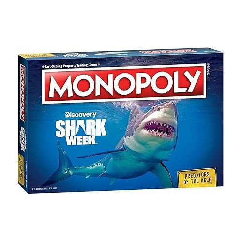  Monopoly: Shark Week Predators of The Deep