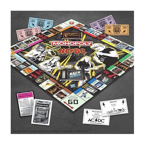  Monopoly: AC/DC | Play as Angus’s Hat, Dynamite, Lightning Bolt & More