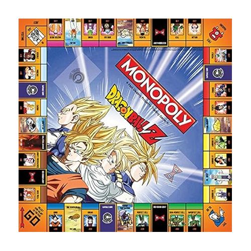  MONOPOLY Dragon Ball Z Board Game | Recruit Legendary Warriors GOKU, VEGETA and GOHAN | Official Dragon Ball Z Anime Series Merchandise | Themed Monopoly Game