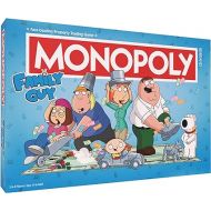 Monopoly: Family Guy Board Game, Featuring Banana Brian, Giant Chicken, Rupert and More, Buy, Sell, Trade Quahog’s Locations from McBurgertown to Wild West Ranch, Officially Licensed Family Guy Game