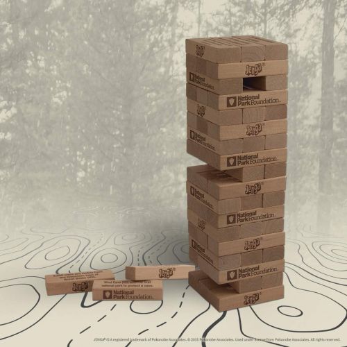  [아마존베스트]USAOPOLY National Parks Edition Jenga Action Game