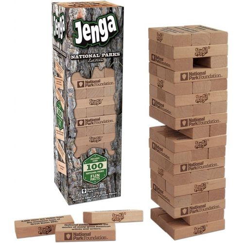  [아마존베스트]USAOPOLY National Parks Edition Jenga Action Game