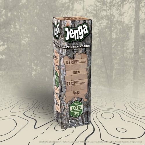  [아마존베스트]USAOPOLY National Parks Edition Jenga Action Game