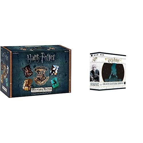  USAOPOLY Hogwarts Battle - The Monster Box of Monsters Expansion Card Game & USODC010634 Harry Potter Death Eaters Rising, Multicolour