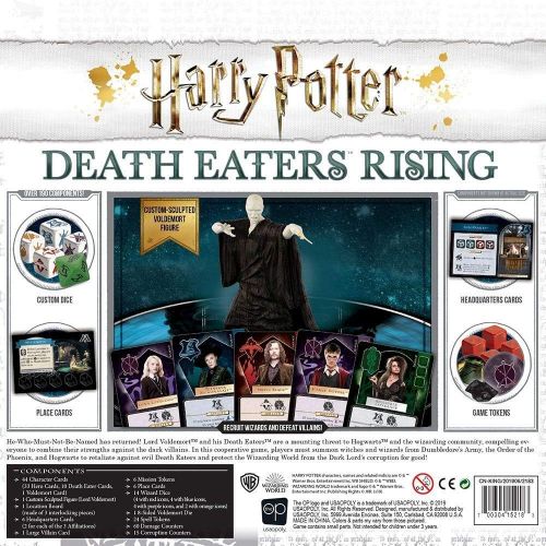  USAOPOLY Hogwarts Battle - The Monster Box of Monsters Expansion Card Game & USODC010634 Harry Potter Death Eaters Rising, Multicolour