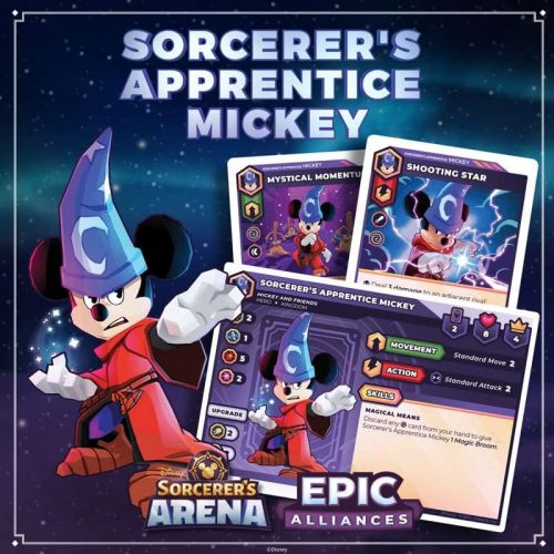  USAOPOLY Disney Sorcerers Arena: Epic Alliances Core Set Strategy Board Game for 2 or 4 Players Ages 13 & Up Featuring Disney and Pixar Characters & Villains Officially-Licensed Disney Fami