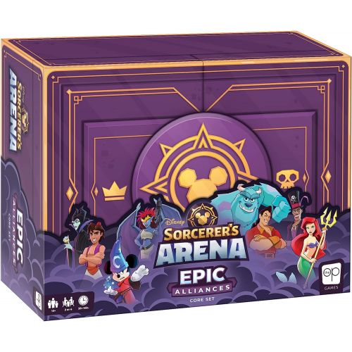  USAOPOLY Disney Sorcerers Arena: Epic Alliances Core Set Strategy Board Game for 2 or 4 Players Ages 13 & Up Featuring Disney and Pixar Characters & Villains Officially-Licensed Disney Fami