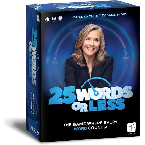  USAOPOLY 25 Words or Less Fast-Paced Word Game Friends & Family Board Game Based on Popular TV Game Show & TE - The Game Where Great Minds Think Alike Fun Family Friendly Word Association