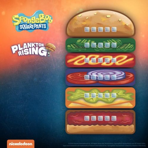  USAOPOLY Spongebob: Plankton Rising Cooperative Dice and Card Game Featuring Artwork & Characters from Nickelodeons Spongebob Squarepants Cartoon Officially Licensed Spongebob Game