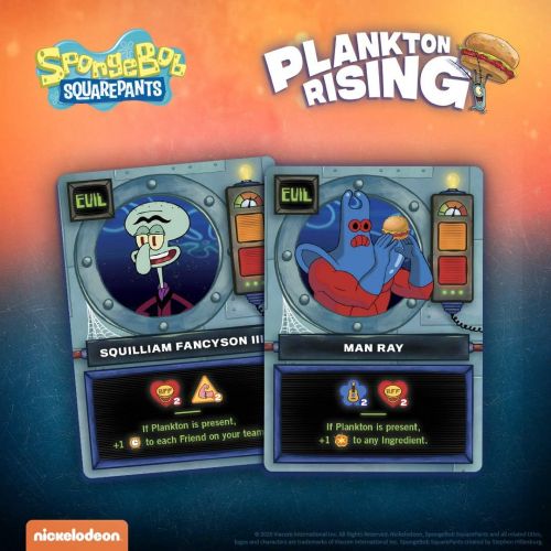  USAOPOLY Spongebob: Plankton Rising Cooperative Dice and Card Game Featuring Artwork & Characters from Nickelodeons Spongebob Squarepants Cartoon Officially Licensed Spongebob Game