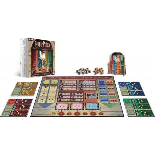  USAOPOLY Harry Potter House Cup Competition Worker Placement Board Game Play as Your Favorite Hogwarts House Officially Licensed Harry Potter Game