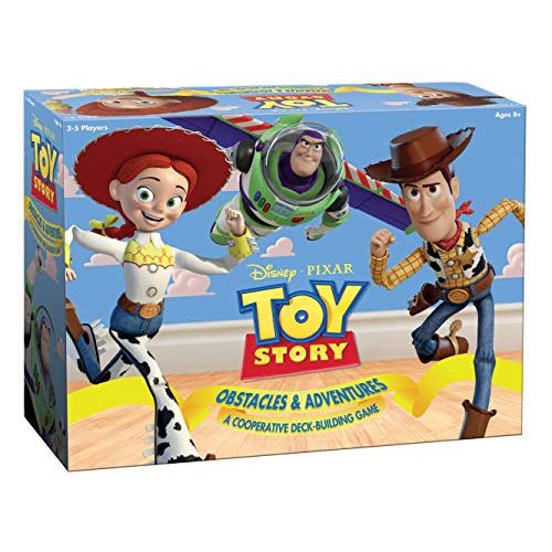  USAOPOLY Disney Pixar Toy Story Cooperative Deck-Building Game Family Board Game Featuring Characters and Artwork from Toy Story Movies and Short Films Officially Licensed Disney Pixar Merc