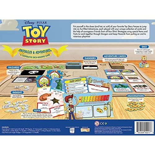  USAOPOLY Disney Pixar Toy Story Cooperative Deck-Building Game Family Board Game Featuring Characters and Artwork from Toy Story Movies and Short Films Officially Licensed Disney Pixar Merc