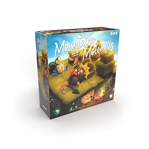  USAOPOLY Mountains Out of Molehills Family Board Game for 2-4 Players Two-Level Gameboard Featuring Unique Gameplay & Custom Artwork Great Gateway Game for Ages 9+