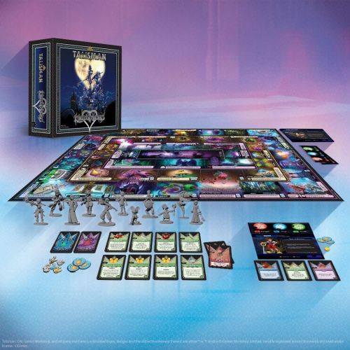  USAOPOLY Kingdom Hearts Talisman Competitive Board Game Based on The Talisman Magical Quest Game Official Kingdom Hearts Licensed Merchandise Disney Kingdom Hearts 3 KH3