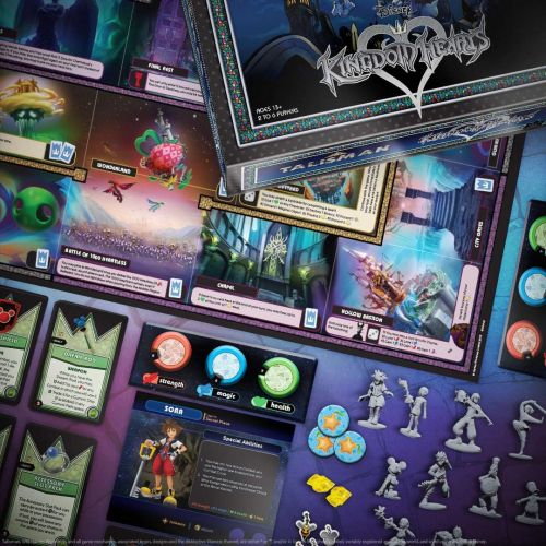  USAOPOLY Kingdom Hearts Talisman Competitive Board Game Based on The Talisman Magical Quest Game Official Kingdom Hearts Licensed Merchandise Disney Kingdom Hearts 3 KH3